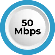 bandwidth 50 Mbps